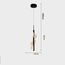 DecorBites™ Acrylic Spiral Pendant Lamp Bedroom Living Room Modern Nordic Drop Hanging Light