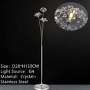 DecorBites™ Crystal Dandelion LED Floor Lamp for Living Room Bedroom Decor