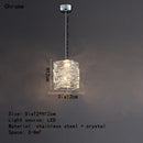 DecorBites™ Crystal LED Pendant Ceiling Chandelier for Kitchen Island, Dining Room & Living Room
