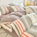 DecorBites™ Cotton Jacquard Bedding Set - Single Double Queen King Size Bedclothes