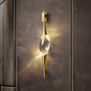 DecorBites™ Crystal Wall Sconce Copper Body Light for Bedside, Stair, Foyer, Dining Room