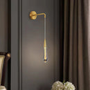 DecorBites™ Crystal LED Wall Lamp Modern Minimalist Living Room Bedside Lamp