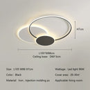 DecorBites™ Circles LED Ceiling Lights Modern Minimalism Dimmable Bedroom Lamp Fixtures