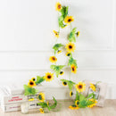 DecorBites™ 250cm Rose Flowers Vine Garland Autumn Cane Backdrop Decor