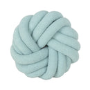 DecorBites™ Knotted Ball Grey Throw Pillow for Bed Couch Living Room