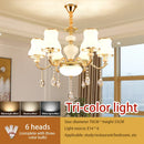 DecorBites™ Crystal LED Pendant: Elegant Modern European Living Room Lighting