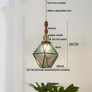DecorBites™ Glass LED Pendant Lamp: Handmade Japanese Style Adjustable Hanging Light Fixtures