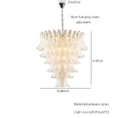 DecorBites™ French Style Glass Chandelier for Living Room Decoration