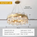 DecorBites™ Crystal Chandelier: Post-Modern High-End Luxury for Living Room, Bedroom, and Restaurant