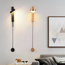 DecorBites™ Black Rotation LED Wall Lamp for Bedroom Bedside, Modern Indoor Lighting Fixtures