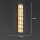 DecorBites™ Crystal LED Wall Lamp for Living Room Aisle Bedroom Staircase Decoration