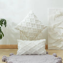 DecorBites™ Diamond Solid Embroidery Cushion Cover - Modern Home Decor