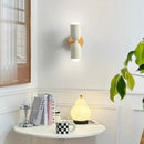 DecorBites™ Cream Zipper Nordic Wooden Wall Lamp: Minimalist Indoor Lighting for Bedroom and Living Room