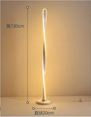 DecorBites™ Art Deco Spiral Shade Floor Lamp - Modern Minimalist Stand Light