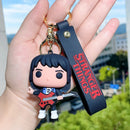 Creative, trendy, quirky and quirky stories, keychains, trendy flower monsters, cannibalistic flower keychains, men's and women'