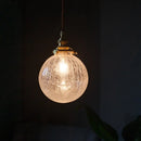 DecorBites™ Cracked Glass LED Pendant Light for Cafe Bar Kitchen Living Room