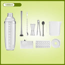 DecorBites™ Cocktail Shaker: Bartender's Beverage Mixer for Champagne & Cocktails