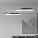 DecorBites™ Circular All-Copper Italian Style LED Pendant Lamp for Living Room and Bedroom