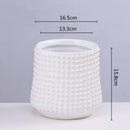DecorBites™ Gold Ceramic Flower Pot Succulent Vase Terrarium Plant Pots for Home Balcony Decor