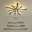 DecorBites™ LED Ceiling Chandelier with Remote Control for Home Décor