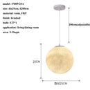 DecorBites™ Cream Moon LED Pendant Chandelier: Modern Living Room Kitchen Bedroom Lighting