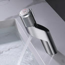 DecorBites™ Gold Basin Faucet: Single Handle Push-Button Mixer Tap for Bathroom, Brass Material