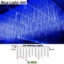 DecorBites™ Icicle LED String Lights: Festive Outdoor Christmas Decoration for Party, Patio, Garden