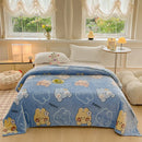 DecorBites™ Dinosaur Patterns Snowflake Velvet Blanket in Various Sizes for Home/Office