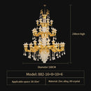 DecorBites™ Crystal Chandelier: Modern, Simple Luxury Lighting for Living Room, Restaurant, Home