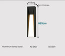 DecorBites™ LED Black Outdoor Wall Lamp for Patio Entryway and Garden Lighting