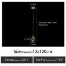 DecorBites™ Diamond Crystal Chandelier Staircase LED Large Living Room Hall Lighting
