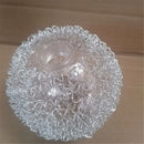 DecorBites™ Glass Lampshade with Aluminum Wire for G9 Bulb Cover and 20mm Hole