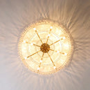 DecorBites™ Dual Purpose Crystal Chandelier Ceiling Lamp for Bedroom Living Room