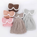 DecorBites™ Kids Microfiber Coral Velvet Hand Towels - Cute & Quick-dry for Children