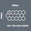 DecorBites™ Hexagon LED Ceiling Light: High-Performance, Best-Selling, Honeycomb Design