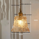 DecorBites™ Copper Glass LED Pendant Lamp: Modern Nordic Kitchen Dining Room Lighting
