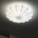 DecorBites™ Cream Silk LED Ceiling Lamp for Living Room Bedroom, Nordic Minimalist Style