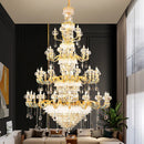 DecorBites™ Crystal Candle Chandelier for Luxury Living Room, Bedroom, and Dining Room