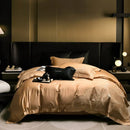 DecorBites™ Embroidered Egyptian Cotton Bedding Set - Queen/King, Luxury Bed Sheet & Pillowcases