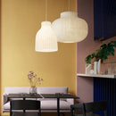 DecorBites™ Japanese Nordic Design LED Silk Pendant Lights for Living Room and Restaurant