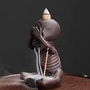 Halloween Skeleton Ceramic Backflow Incense Burner Holder
