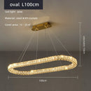 DecorBites™ Crystal Ceiling Chandelier LED Light Fixture for Home Decor