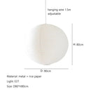 DecorBites™ Handwoven Art Pendant Lamp: Minimalist LED Chandelier for Living Room and Restaurant