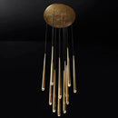 DecorBites™ LED Chandelier: Modern, Dimmable Ceiling Light for Living Room, Kitchen, Staircase