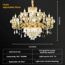 DecorBites™ Crystal Candle Chandelier for Luxury Living Room, Bedroom, and Dining Room