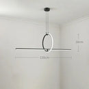 DecorBites™ Geometric LED Pendant Light - Modern Minimalist Hanging Lamp for Home Decor