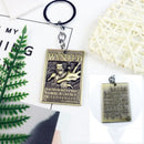 One Piece Keychain Luffy Ace Straw Hat Skull Logo Wanted Order Sanji Nami Robin Bag Keychain Character Toy Fan Gift