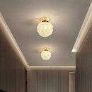 DecorBites™ Gold Metal Crystal Pendant Light for Bedroom Dining Room Aisle Corridor