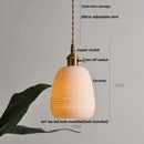 DecorBites™ Ceramic Copper Pendant Light Bar Coffee Kitchen E27 Knob Switch LED Fixture