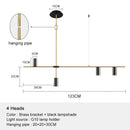 DecorBites™ Black Chandelier Pendant Lights for Dining Table, Kitchen, Living Room